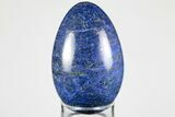 Polished Lapis Lazuli Egg - Pakistan #194511-1